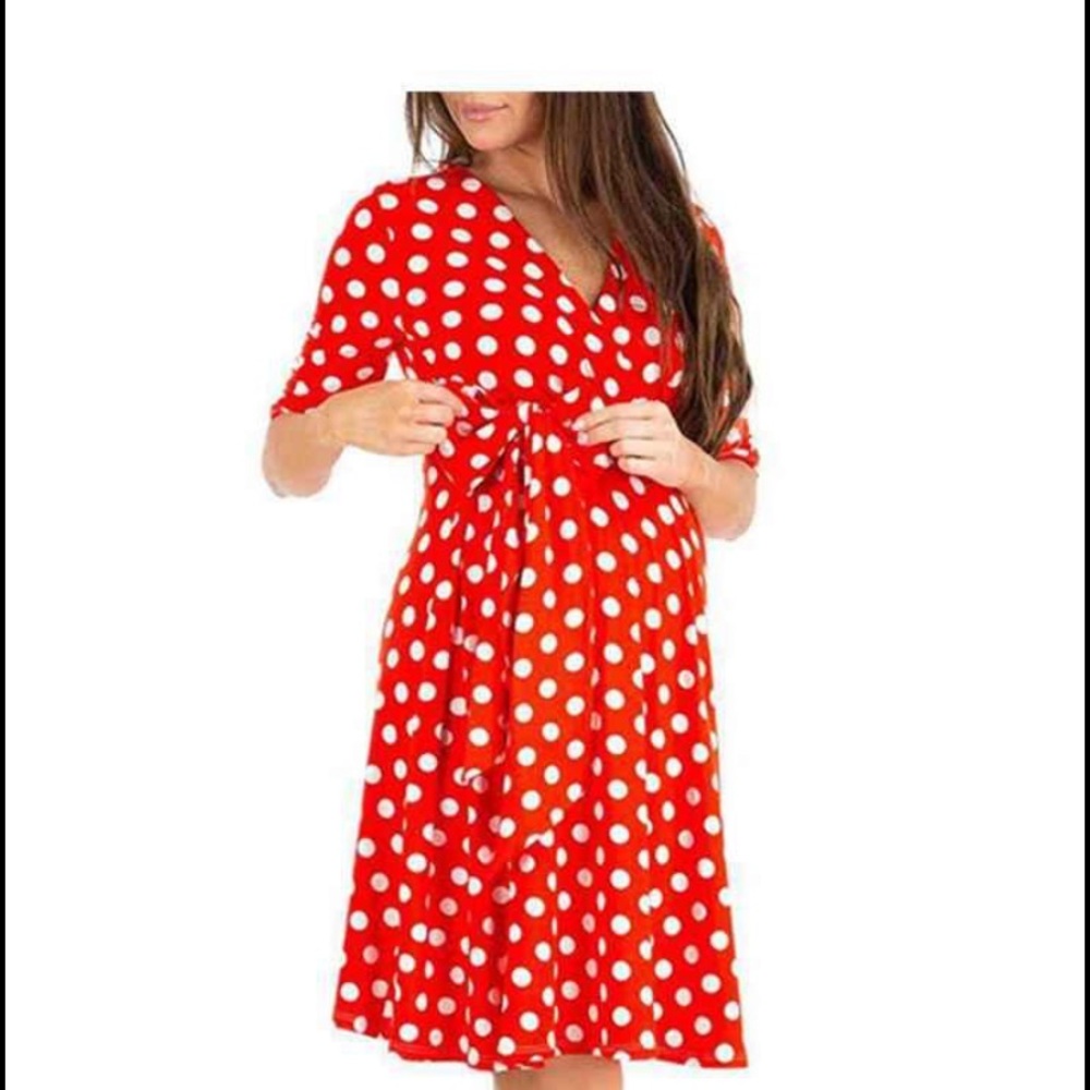Summer maternity dress , size medium